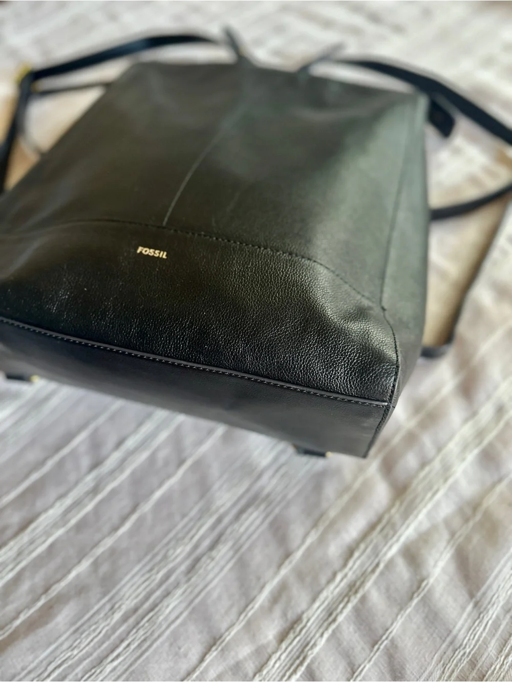 FOSSIL Elina Large Convertible Leather Backpack/Crossbody/Tote Bag NWOT